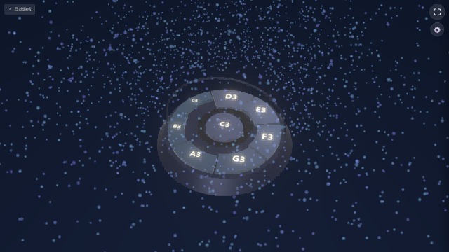 Star Sea theme: deep blue cool tones
